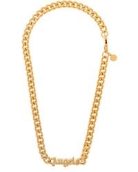 Palm Angels - Logo Chain Necklace - Lyst