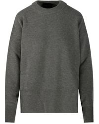 Roberto Collina - Ribbed-Hem Crew-Neck Sweater - Lyst