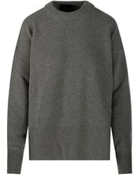 Roberto Collina - Ribbed-Hem Crew-Neck Sweater - Lyst
