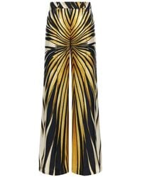 Roberto Cavalli - Ray Of Gold Palazzo Pants - Lyst