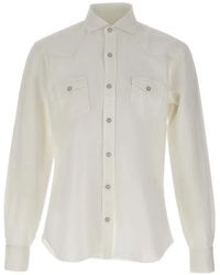 Barba Napoli - Flap-Pocket Button-Fastening Shirt - Lyst