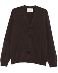 Amaranto - Button-Up Vest Met V-Hals - Lyst