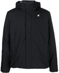 K-Way - Logo-Detail Touch-Strap Jacket - Lyst