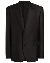 Dolce & Gabbana - Sicilia Light Single-Breasted Silk Twill Jacket - Lyst