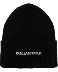 Karl Lagerfeld - Essential ロゴ ビーニー - Lyst