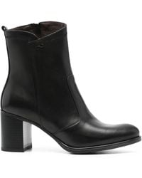 Nero Giardini - 70Mm Zip-Detail Block-Heel Boots - Lyst