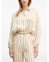 SIMONA CORSELLINI - Striped-Pattern Shirt - Lyst