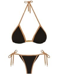 ViX - Firenze Lily Crinkled-Effect Bikini Bottom - Lyst