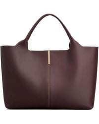Tod's - TOD 's Bolsa de compras de cuero mediano - Lyst