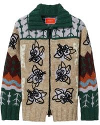 La DoubleJ - Vest Met Geborduurde Bloemen - Lyst