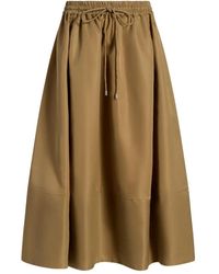 Cinq À Sept - Drawstring Midi A-Line Skirt - Lyst