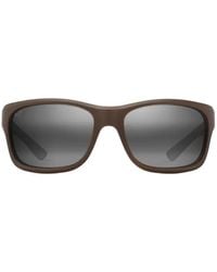 Maui Jim - Ano Nui Rectangle-Frame Sunglasses - Lyst