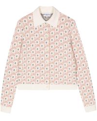 Ports 1961 - Floral-print Knitted Cardigan - Lyst