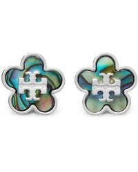 Tory Burch - Puces D'Oreilles Forget Me Not Mother Of Pearl - Lyst