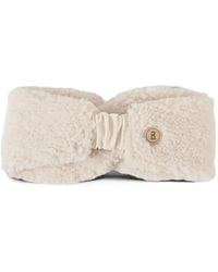 Bogner - Justy Knotted Teddy-Fleece Headband - Lyst