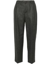 Brunello Cucinelli - Cropped Broek - Lyst