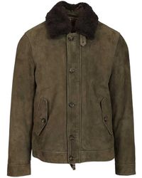 Al Duca d'Aosta - Suede Jacket - Lyst