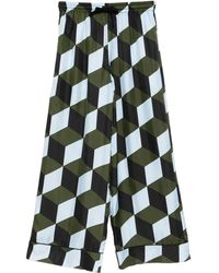 Cynthia Rowley - Pantalones con estampado geométrico - Lyst