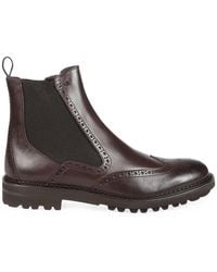 Baldinini - Bottines En Cuir À Détails Richelieus - Lyst