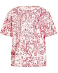 Herno - Paisley-Print T-Shirt - Lyst