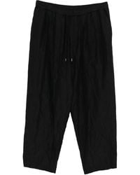 CALMLENCE - Tapered-Hose mit Bundfalten - Lyst