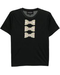Cynthia Rowley - Camiseta con estampado brillante - Lyst