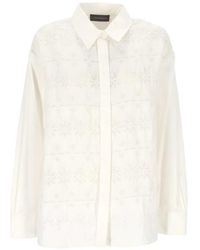 Lorena Antoniazzi - Fil-Coupé Long-Sleeve Shirt - Lyst