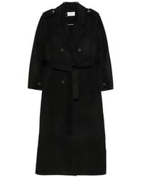 The Dynamis Studio - Double-Breasted Belted Coat - Lyst