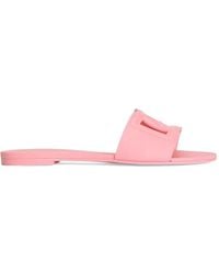 Dolce & Gabbana - Rubber Beachwear Slides - Lyst