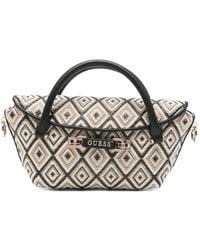 Guess - Mini Sophia Diamond-Pattern Tote Bag - Lyst