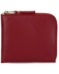 Comme des Garçons - Zip-Up Leather Wallet - Lyst