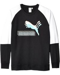 PUMA - Sudadera Con Logo Estampado De X Diamond Crew - Lyst