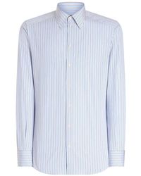 Dolce & Gabbana - Striped Poplin Martini Shirt - Lyst