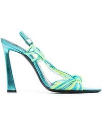 Saint Laurent - Gippy 120mm ノットディテール サンダル - Lyst