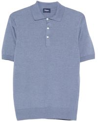 Drumohr - Linen Polo Shirt - Lyst