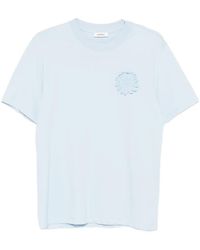 Sandro - Cotton Crochet Flower T-Shirt - Lyst