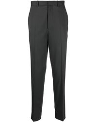 Theory - Gabardine-weave Tapered-leg Trousers - Lyst