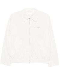 KENZO - Signature Embroidered Zip-Up Jacket - Lyst