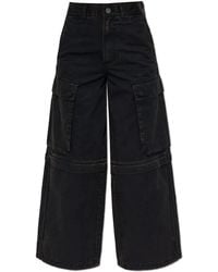adidas - Weite Jeans mit aufgesetzten Taschen - Lyst