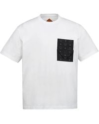 MCM - T-Shirt À Patch Monogramme - Lyst