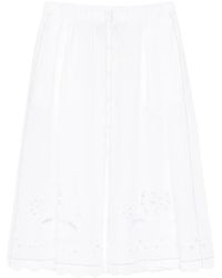 Vita Kin - Balthazar Broderie-Anglaise Midi Skirt - Lyst