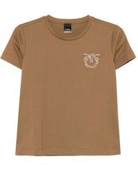 Pinko - Camiseta con aplique del logo - Lyst
