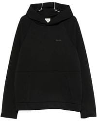 Calvin Klein - Logo-Print Raglan-Sleeve Hoodie - Lyst