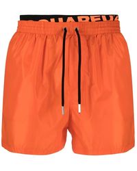 DSquared² - 2 Slanted Logo Midi Boxer - Lyst