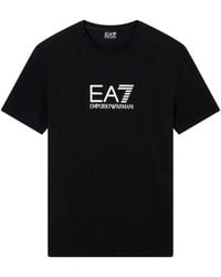 EA7 - T-Shirt À Logo Imprimé - Lyst