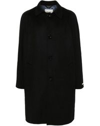 Paltò - Marcello Single-breasted Coat - Lyst