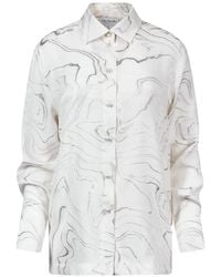 Mia Peculiar - Pearl-Button Shirt - Lyst