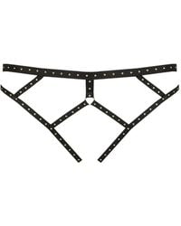 Maison Close - Studded Cut-Out Briefs - Lyst