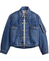Sacai - X Levi's Panelled Denim Jacket - Lyst