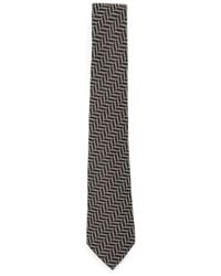 Giorgio Armani - Corbata Con Motivo Chevron - Lyst